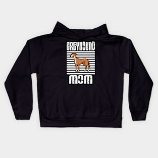 Greyhound Mom Proud Dogs Kids Hoodie